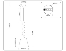 Люстра Ambrella Light HIGH LIGHT LH75405 3