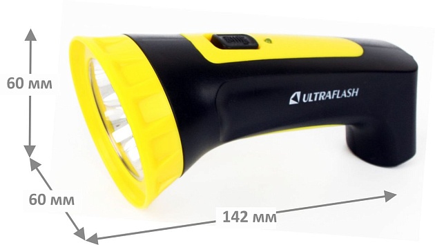 Рабочий светодиодный фонарь Ultraflash Accu Profi аккумуляторный 135х65 15 лм LED3804M  12867 фото 3