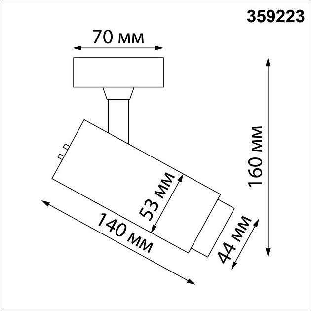 Потолочный накладной светильник Novotech NAIL 359223 фото 3