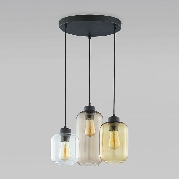 Подвесная люстра TK Lighting 3175 Marco Brown фото 