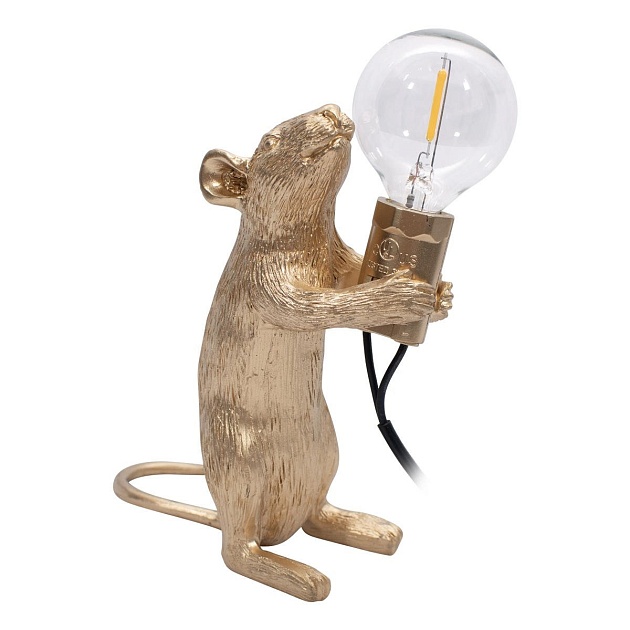 Настольная лампа Loft IT Mouse 10313 Gold фото 