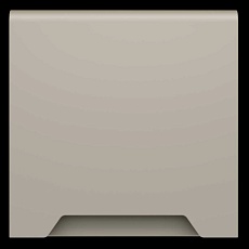 Накладка для розетки с заземлением защитными шторками и крышкой S70 (кашемир) Voltum VLS000803 1