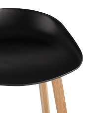 Барный стул Stool Group LIBRA черный деревян. ножки 8319 BLACK 4