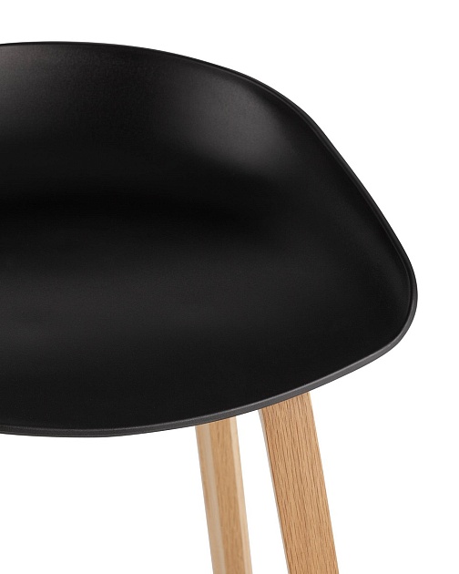 Барный стул Stool Group LIBRA черный деревян. ножки 8319 BLACK Фото № 5