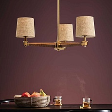 Подвесная люстра Imperium Loft Jorgenson D85 Beige/Dark Wood 102089-26 4