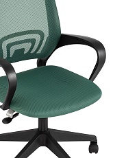 Офисное кресло Topchairs ST-Basic  зеленый TW-03 сиденье зеленый TW-30 сетка/ткань ST-BASIC/GN/TW-30 1