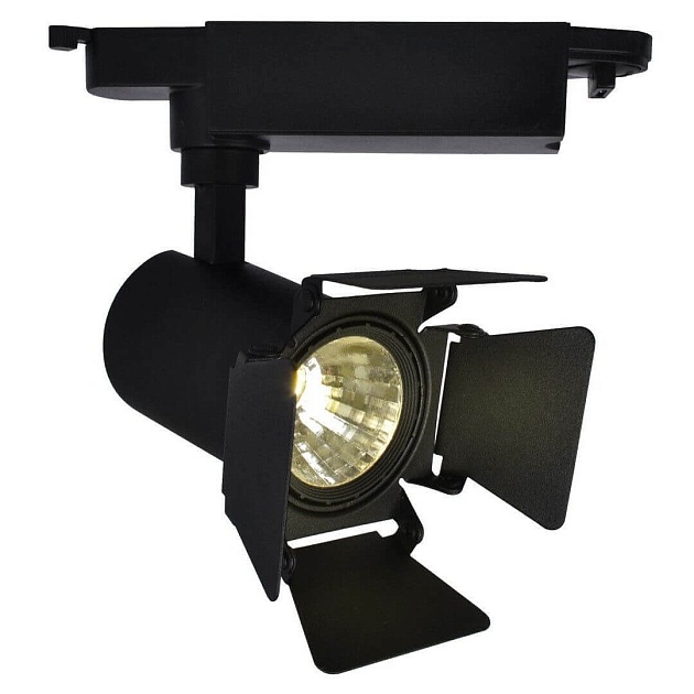 Трековый светодиодный светильник Arte Lamp FALENA A6709PL-1BK фото 