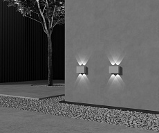 Уличный настенный светодиодный светильник Maytoni Show O433WL-L4W3K 2