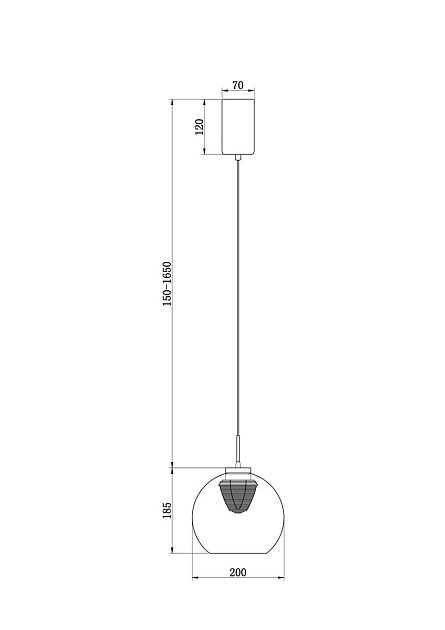 Подвесной светодиодный светильник Freya Fume FR5399PL-L4BS2 фото 2
