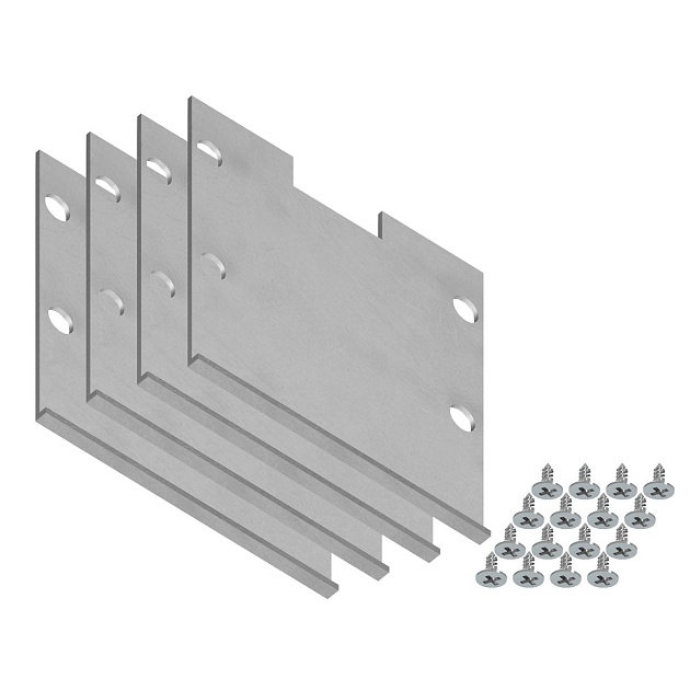 Заглушка Ambrella light Illumination Alum Profile (4шт) GP8480 Фото № 1