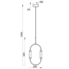 Подвесной светильник Vele Luce Capsula VL7293P11 3