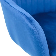 Поворотное кресло AksHome Sark синий, велюр 83448 4