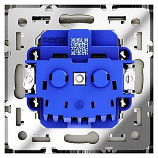 Розетка встраиваемая Voltum S70 с заземлением, защитными шторками и крышкой 16А, (шелк) VLS040304 3