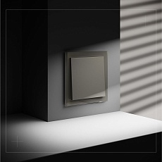 Выключатель с самовозвратом встраиваемый Voltum S70 одноклавишный 10А, (шелк) VLS010604 2