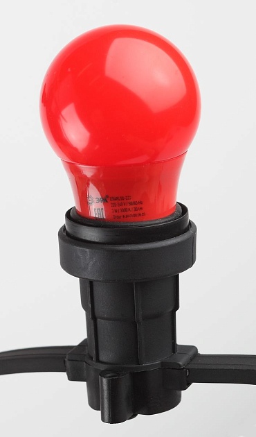 Лампа светодиодная ЭРА E27 3W 3000K красная ERARL50-E27 Б0049580 фото 8