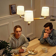 Подвесная люстра Imperium Loft Jorgenson D70 Beige/Light Wood 203577-26 2