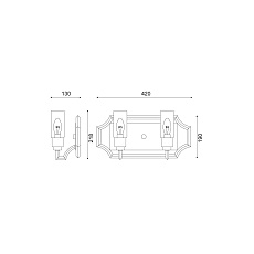 Бра Vele Luce Elsa VL4214W02 3