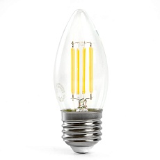 Лампа светодиодная Feron LB-66 Свеча E27 7W 4000K 38271 4