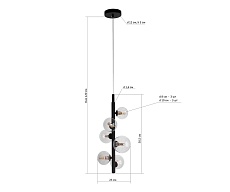 Подвесная люстра Kink Light Иона 09408-6A,19 2