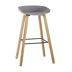 Барный стул Stool Group LIBRA серый деревян. ножки 8319 GREY