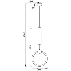 Подвесной светильник Vele Luce Margarita VL7303P11 4