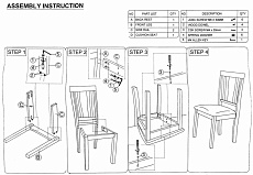 Кухонный стул Woodville Reno 11002 1