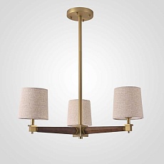 Подвесная люстра Imperium Loft Jorgenson D70 Beige/Dark Wood 203576-26