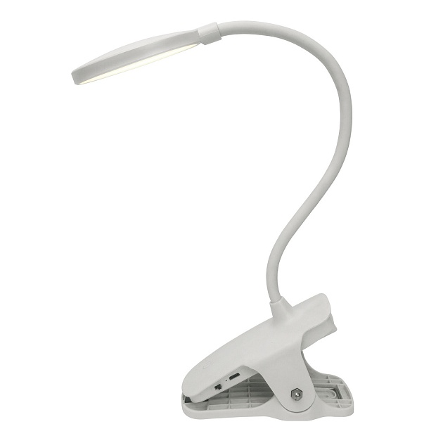 Настольная лампа на прищепке Uniel ULM-D605 4W/3000-6000K/DIM White UL-00010742 фото 