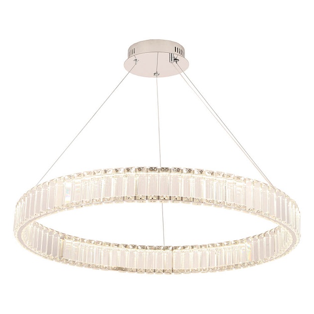 Подвесной светодиодный светильник Crystal Lux Musika SP70W Led Chrome фото 