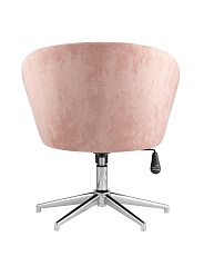 Поворотное кресло Stool Group Харис регулируемое замша пыльно-розовый HARRIS HY-78 4