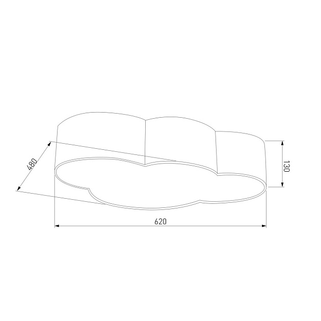Потолочный светильник TK Lighting 3145 Cloud фото 2