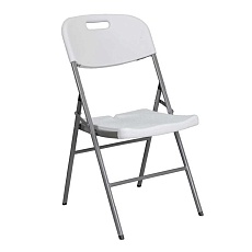 Складной стул AksHome белый, hdpe-пластик 65909
