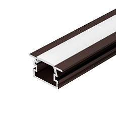 Профиль встраиваемый Arlight PDS-FS-2000 Anod Brown Deep 042585