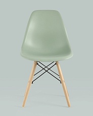 Комплект стульев Stool Group DSW серо-зеленый x4 УТ000035179 2