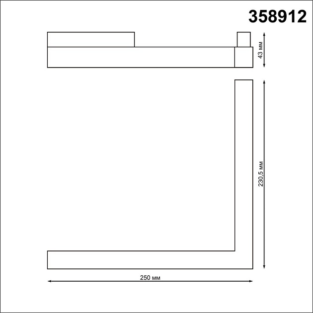 Трековый светодиодный светильник для низковольтного шинопровода Novotech Shino Flum 358912 Фото № 4