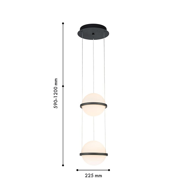 Подвесной светодиодный светильник Favourite Ringar 4502-2P фото 2