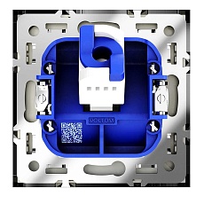 Розетка компьютерная встраиваемая Voltum S70 RJ45 кат.6, (шелк) VLS060104 5