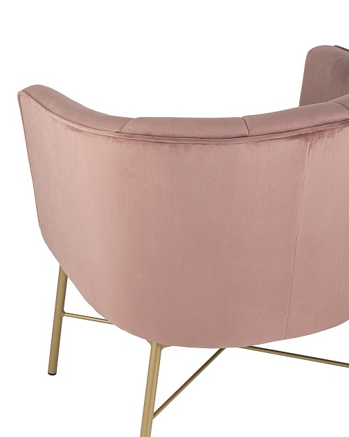 Кресло Stool Group Шале велюр розовый FALETTE PINK фото 6