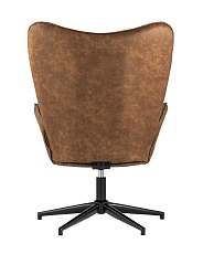 Поворотное кресло Stool Group Ирис вращающееся иск.замша коричневая IRIS BROWN 3