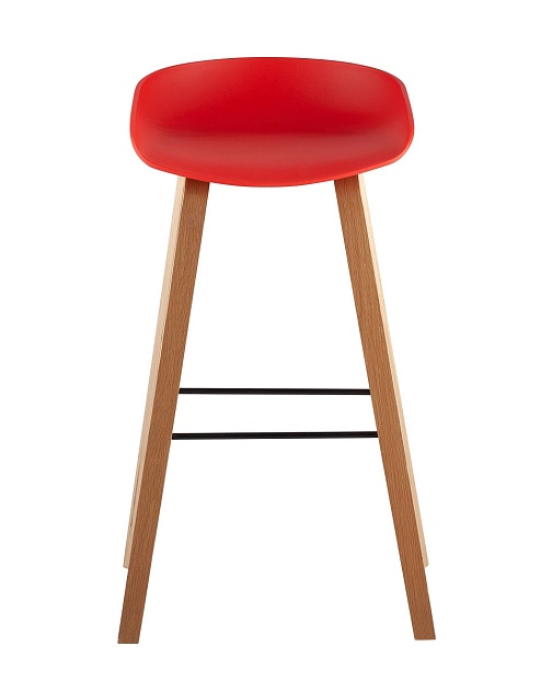 Барный стул Stool Group LIBRA красный деревян. ножки 8319 RED Фото № 6