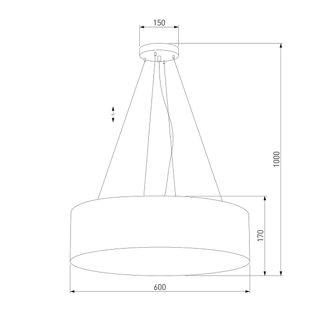 Подвесной светильник TK Lighting 4241 Rondo Graphite фото 2